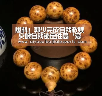 爆料!郭少完成自我救赎 突破自我锁定胜局‘爱游戏视讯’(图1) 爱游戏电竞